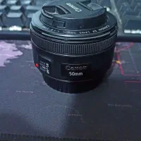 لنز 50 کنون F 1.8 به همراه کیف مخصوص لنز
