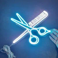 تابلو نئون مناسب آرایشگاه|آرایشگاه و سالن‌های زیبایی|تهران, سازمان آب|دیوار