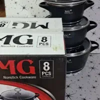 سرویس قابلمه ۸پارچه چدن MG|ظروف پختوپز|خلخال, |دیوار