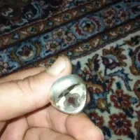 انگشترنقره۹۲۵دست‌ساز استاد ری احمدعقیق سرخ۲۵.۵ گرم