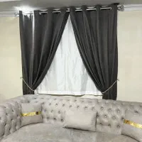 پرده پانچی تمیز و کاملا سالم