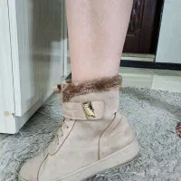 نیم بوت مخمل