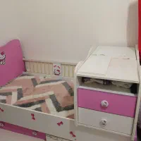 تخت دو منظوره کودک و نوجوان و کمد|تخت و سرویس خواب|آبادان, |دیوار
