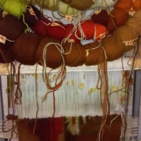 دار قالی وتابلو نیمه کاره