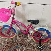 دوچرخه مارک رامبو سایز ۱۶ دخترانه در حد نو