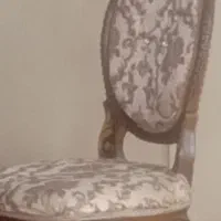 صندلی استیل  از چوب گردو