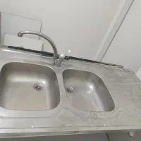 سینک ظرف شوی همراه شیر