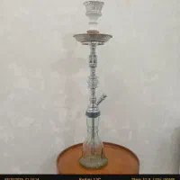 قلیون تنه برنجی سفید