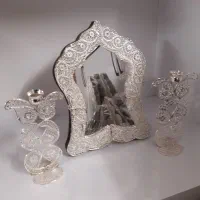 اینه و شمعدان ملیله (تولید و پخش)|صنایع دستی و سایر لوازم تزئینی|اصفهان, پرتمان|دیوار