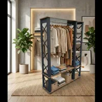 رگال چوبی لباس|کتابخانه، شلف، قفسههای دیواری|ورامین, ورامین|دیوار