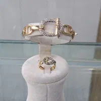 ست دستبند النگویی و انگشتر هرمس