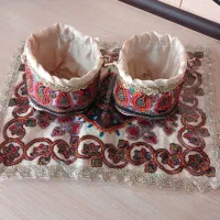 ته سینی و قندان پته