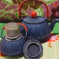 کتری قوری چدنی