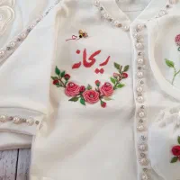 گلدوزی ست سیسمونی|کفش و لباس بچه|شیراز, جانبازان|دیوار