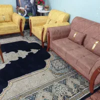 مبل 7نفره خوش رنگ وشیک در حد نو