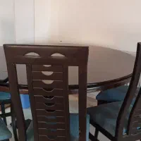 میز نهارخوری 6 نفره با 6 صندلی