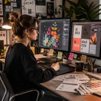 طراحی لوگو کاتالوگ بنر پوستر جلد لیبل کارت تراکت