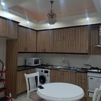 کابینت ام دی اف درحدنو تمیز همراه باهودسینک آبچکان|مصالح و تجهیزات ساختمان|زنجان, |دیوار