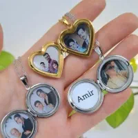 گردنبند رزینی با عکس دلخواه