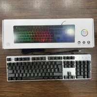 کیبورد سیمی فلزی گیمینگ RGB مدل k2|قطعات و لوازم جانبی رایانه|اهواز, کوی باهنر|دیوار