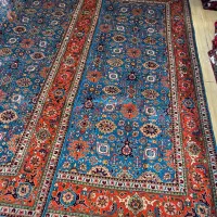 فرش دستبافت جفت ۸ متری تبریز زمینه ابی|فرش|تهران, سلسبیل شمالی|دیوار