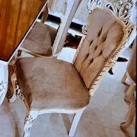 مبلمان استیل با میز ناهارخوری