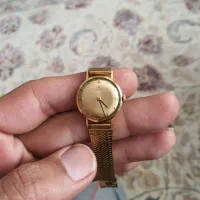 ساعت زنانه امگا کوکی نیم طلا ساخت سوییس 24 عیار|ساعت|اصفهان, باتون|دیوار