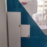 تخت دو طبقه|تخت و سرویس خواب|هشتگرد, فاز ۲ مهستان|دیوار