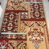 قالی نخ ابریشم گل برجسته|فرش|آمل, |دیوار