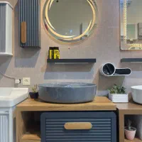 روشویی کابینتی ست کامل آمیا80.40(کارخانه)آتاکابین