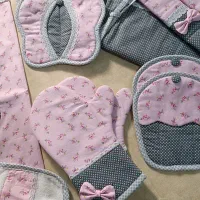 سرویس آشپزخانهکتان باالیاف فشرده نمگیردمکنی پیشبند