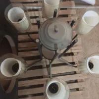 لوستر و پرده کرکره ای اداری و خانگی|لوستر و چراغ آویز|کرج, مجتمع صنفی صنعتی|دیوار