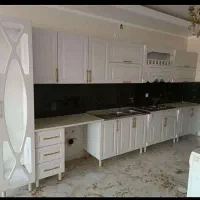 کابینت آشپزخانه MDF و هایگلاس پیش ساخته//ارینبG45|مصالح و تجهیزات ساختمان|الشتر, |دیوار