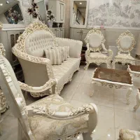 مبل کلاسیک سلطنتی ابزاری فلورانس ۹نفره نهارخوری ۸|مبلمان خانگی و میز عسلی|شیراز, دوکوهک|دیوار