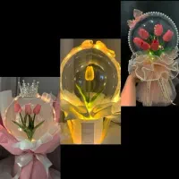 دستهگل پروانه روبان بالن باکس نوزادطبیعی و عروس|گل مصنوعی|مشهد, طلاب|دیوار