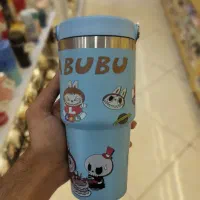 تراول ماگ استنلی طرح لبوبو ۶۰۰ میل استیل ۳۰۴