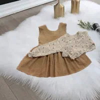 پیراهن دخترانه پاییزه و مجلسی