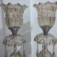 شمعدان کریستالی شامپاینی