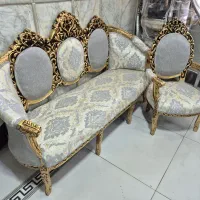 مبل سلطنتی ۹نفره طرح جام تمام چوب مبلمان شاهان