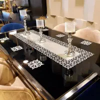 رومیزی ورومیز عسلی مدرن