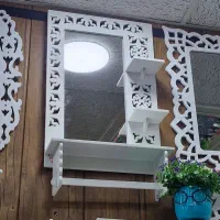 آینه شلف سرویس بهداشتی دستشویی حمام شلف ایکیا۹۵۰|لوازم سرویس بهداشتی|فردیس, فردیس|دیوار