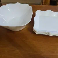 لیوان لومینارک شیپوری فنجان نعلبکی چینی قهوه خوری|ظروف سرو و پذیرایی|تهران, کوهک|دیوار