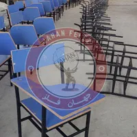 صندلی آموزشی/صندلی دانشجویی/صندلی محصلی چوبی (آبی)