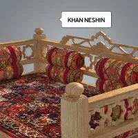 تخت شاهنشین سنتی چوبی|مبلمان خانگی و میز عسلی|تهران, آسمان|دیوار