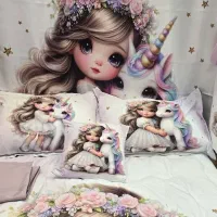روتختی پرده دختر عروسکی یونیکورن اجرای طرح دلخواه|سرویس روتختی|مشهد, سپاد|دیوار