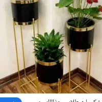 گلدان فلزی