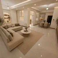 ۱۱۶ متر نوساز فول ستارخان  تهاتر با ماشین و باغ