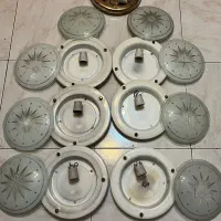 چراغ سقفی حبابدار 8 عدد و مهتابی 60 سانتی  2 عدد