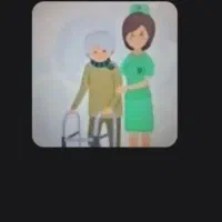 کمک دست برای مراقبت از سالمند خانم