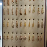 گوشواره طلا شانل تافته سبک وزن|بدلیجات|مشهد, طلاب|دیوار